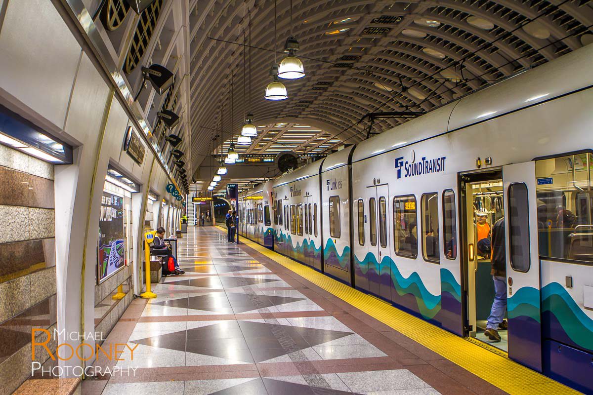 sound transit light rail pioneer square station