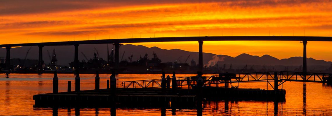 Coronado Bridge in San Diego