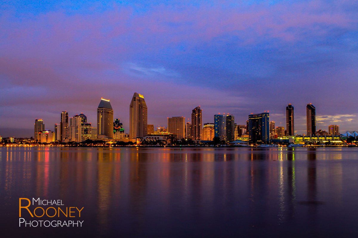 san diego downtown dawn