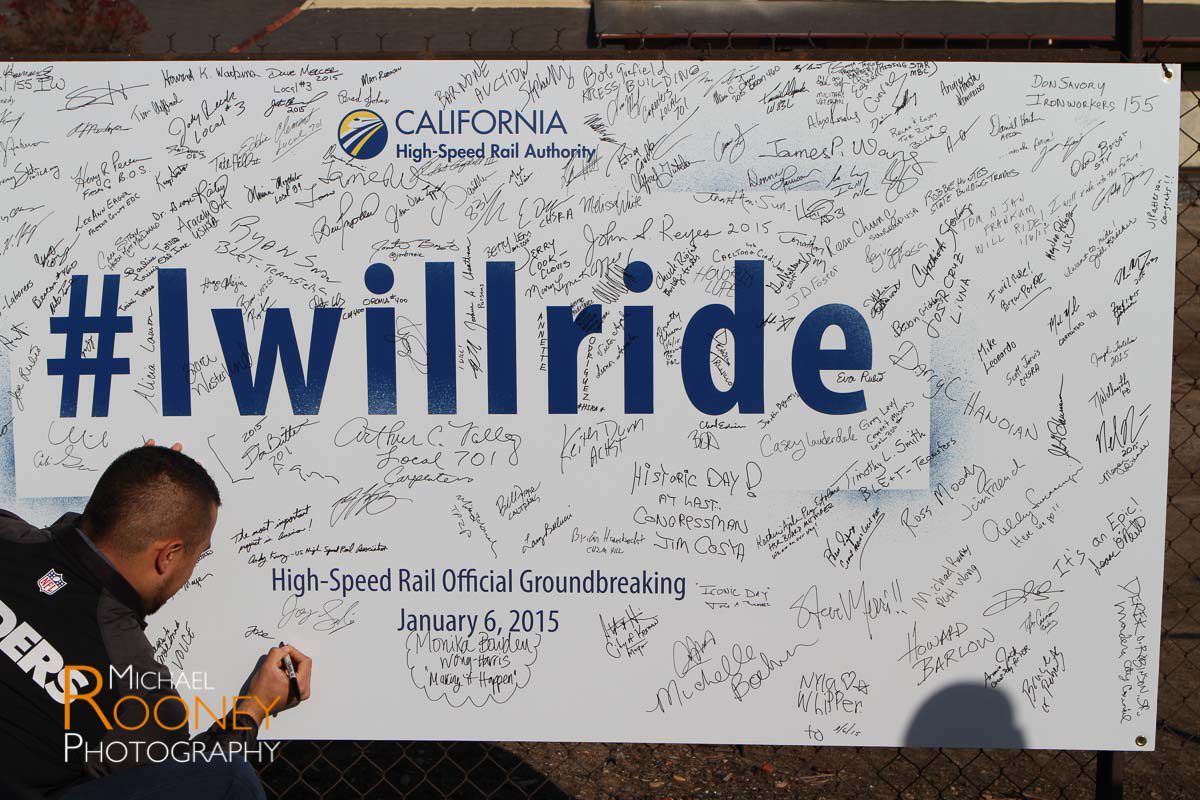california high speed rail groundbreaking fresno i will ride