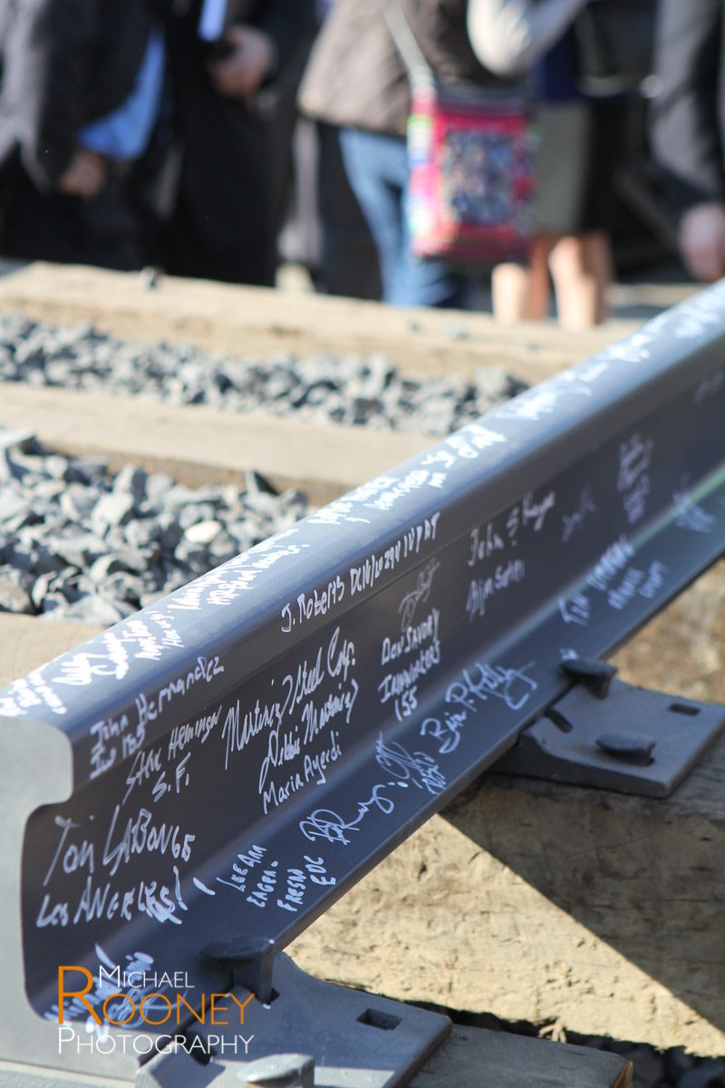 california high speed rail groundbreaking signed rail fresno