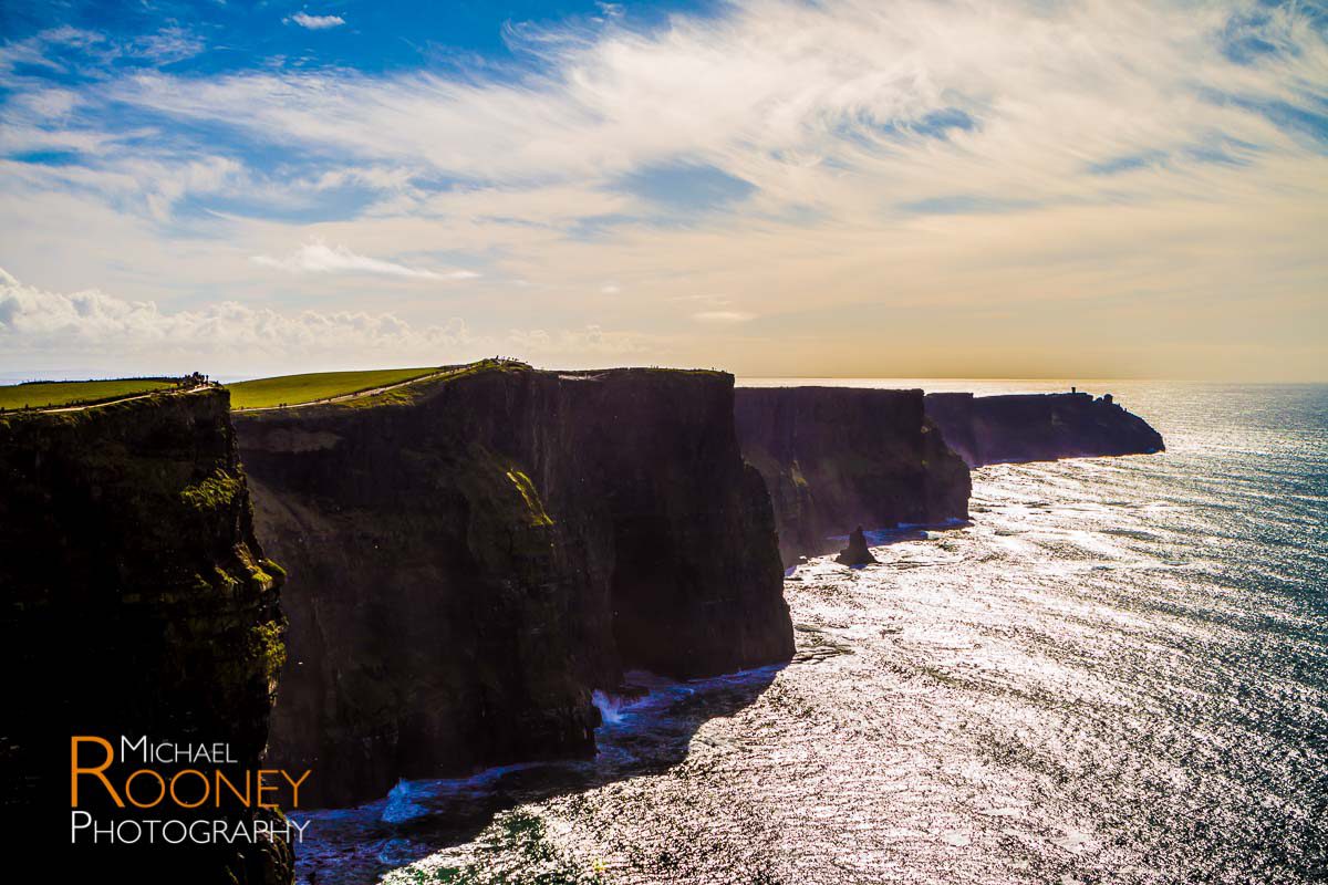 cliffs of moher county clare ireland sunny