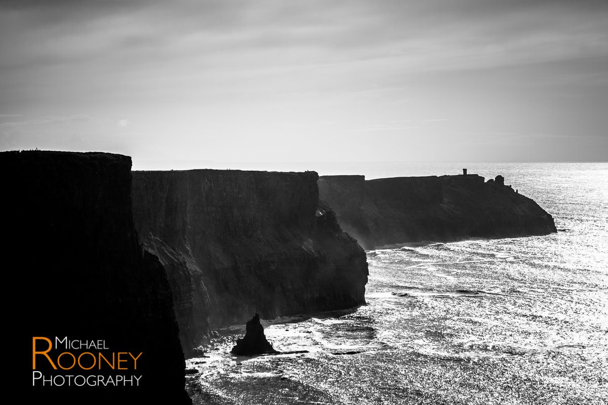 black and white cliffs of moher county clare ireland