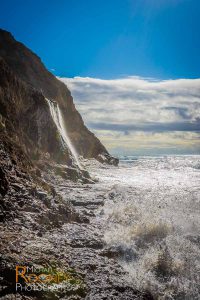 alamere falls waterfall point reyes national seashore california nature coast pacific ocean