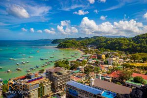 town bay buildings boats el nido palawan philippines