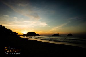 island beach silhouette sunset desk el nido palawan philippines