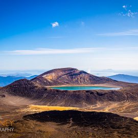 blue lake tongariro national park new zealand