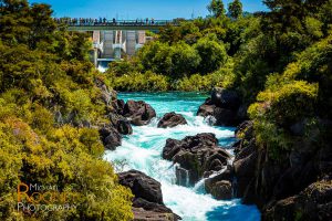 aratiatia rapids dam waikato river taupo new zealand