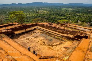 swimming pool sigiriya rock fortress sri lanka