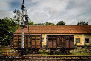old freight railroad kandy railway station sri lanka